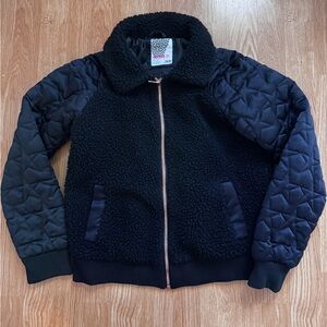 {Kensie Girl} Black Quilted Puffer Jacket